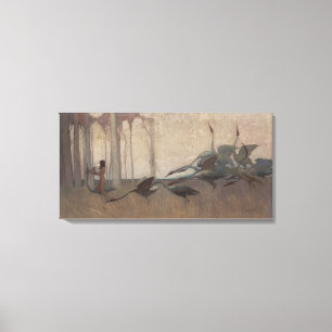 The Spirit of the Plains Sydney Long Mythology Canvas Print