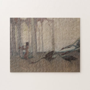 The Spirit of the Plains Sydney Long Mythology Jigsaw Puzzle