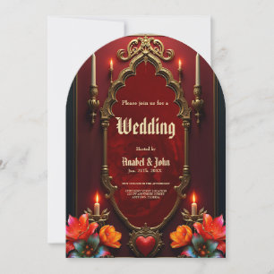 The spirit of the wonderful vintage style. invitation