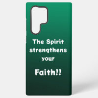 The Spirit strengthens your faith