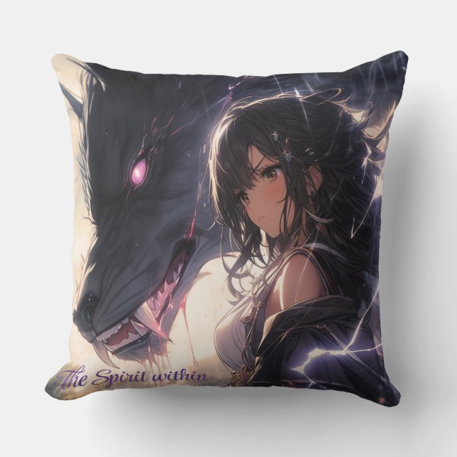 The Spirit Within Throw Pillow (Front)
