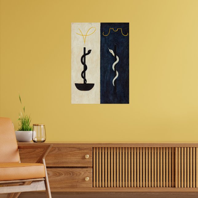 The Spirit World, No.57, 1915 by Anna Cassel Poster (Living Room 2)