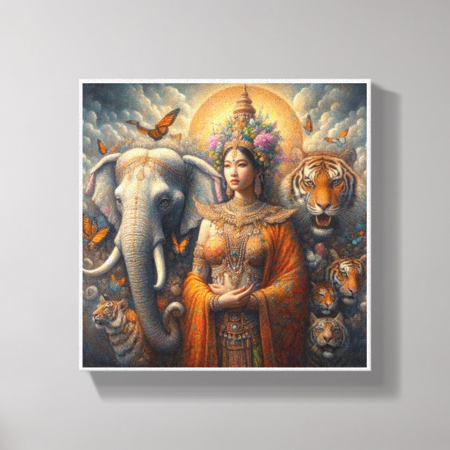 The spiritual art canvas print (Front)