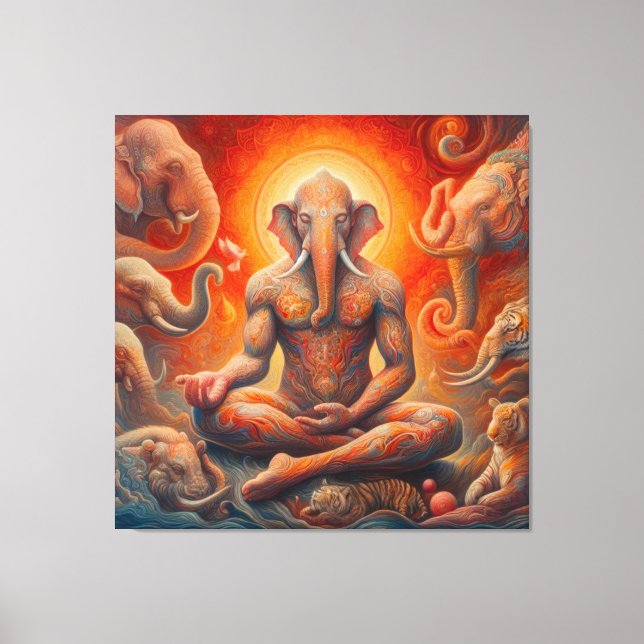 The spiritual art canvas print (Front)