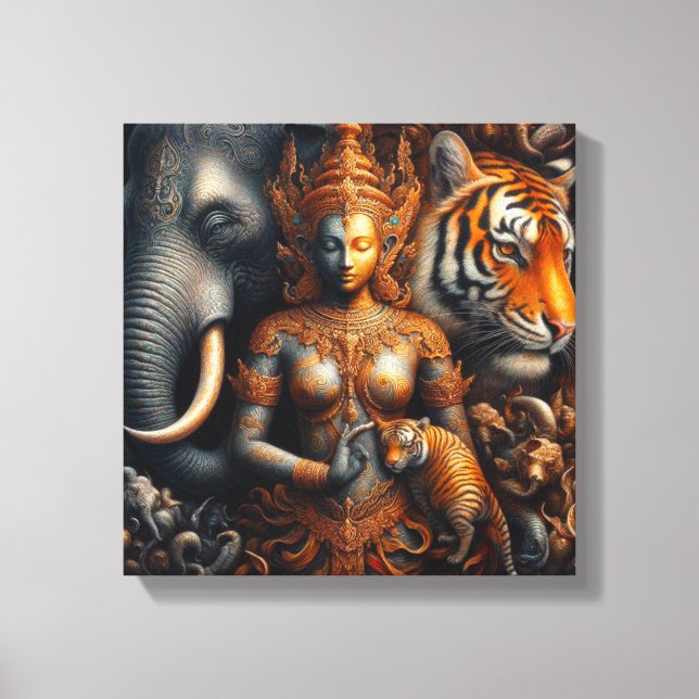 The spiritual art canvas print (Front)