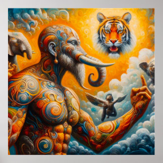 The spiritual art poster