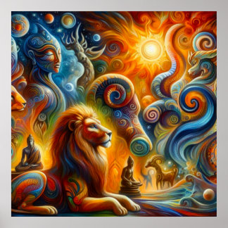 The spiritual art poster