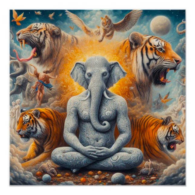 The spiritual art poster (Front)