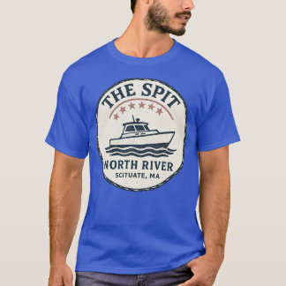 The Spit North River Scituate, MA T-Shirt