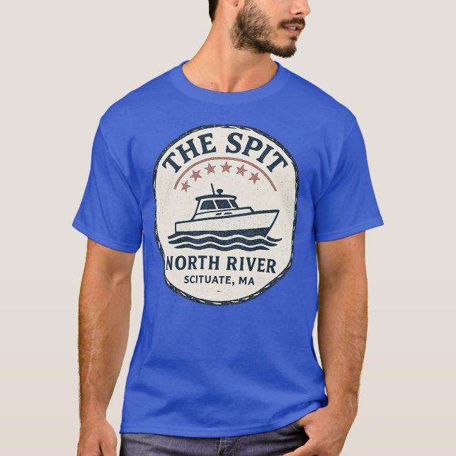 The Spit North River Scituate, MA T-Shirt (Front)