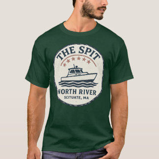 The Spit North River Scituate, MA T-Shirt