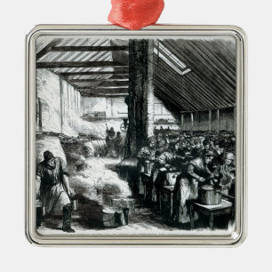 The Spitalfields Soup Kitchen, 1867 Metal Tree Decoration