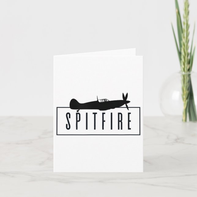 The Spitfire, An Iconic British Fighter Plane _ Wo Card (Front)