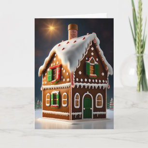 The Splendour of Our Exquisite Gingerbread House Holiday Card