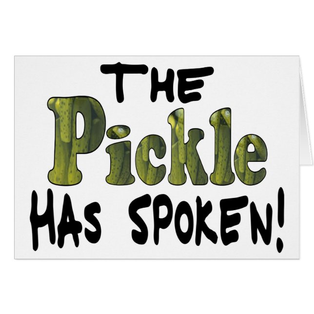 The Spoken Pickle (Front Horizontal)