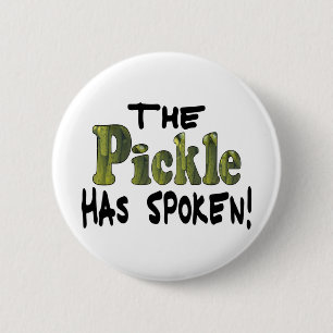 The Spoken Pickle 6 Cm Round Badge