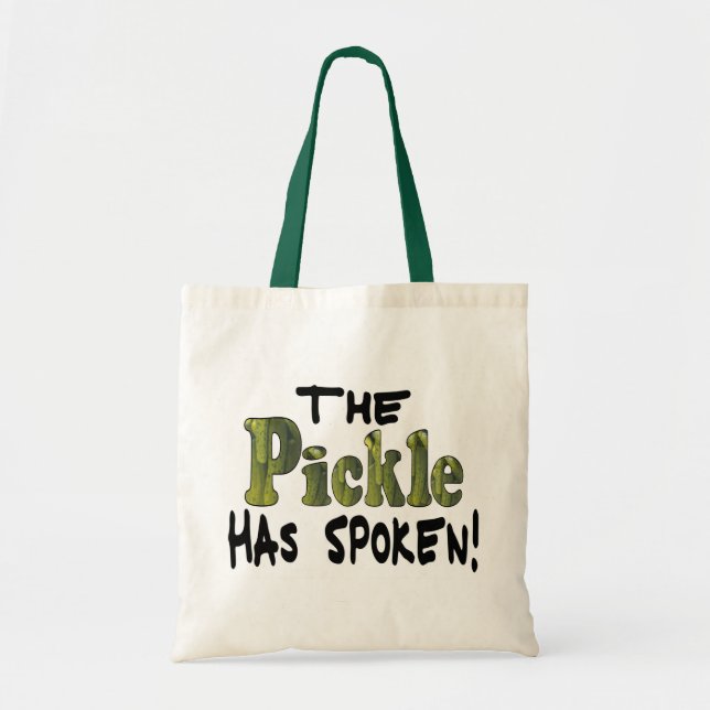 The Spoken Pickle Tote Bag (Front)