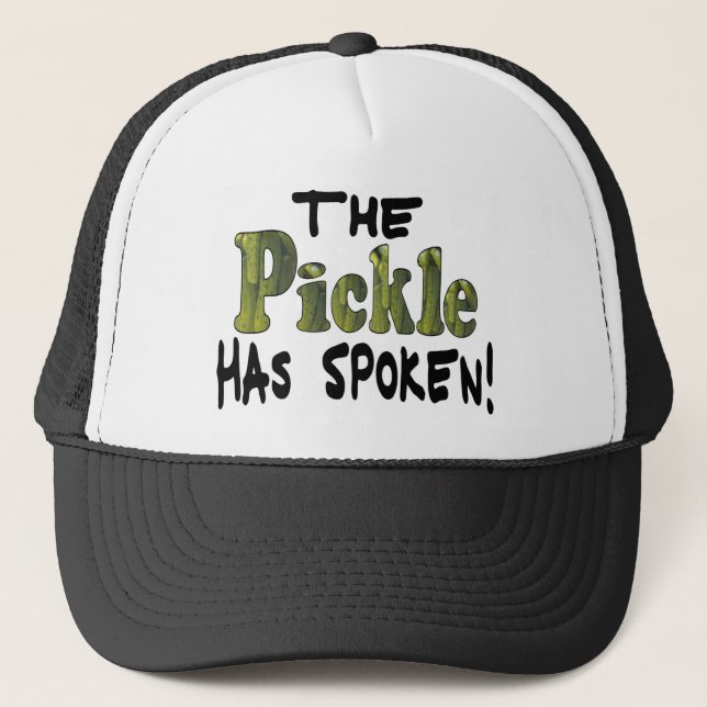 The Spoken Pickle Trucker Hat (Front)