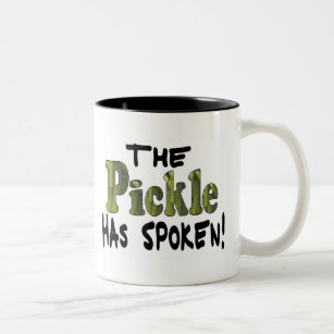 The Spoken Pickle Two-Tone Coffee Mug