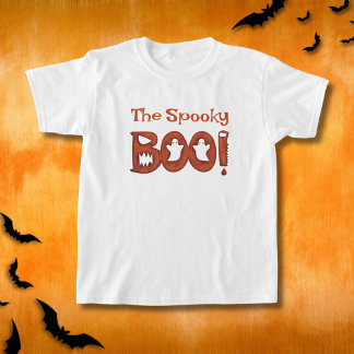 The Spooky Boo Halloween Family Matching Kids T-Shirt