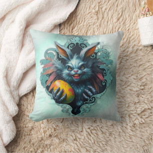 The spooky Easter rabbit Cushion