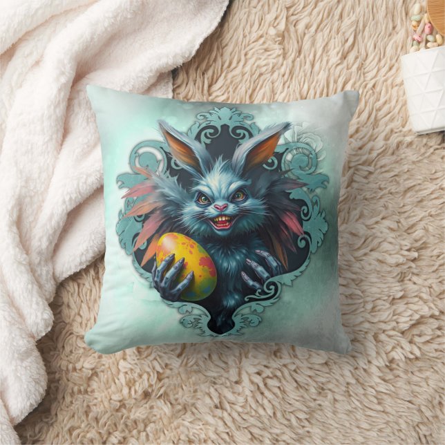 The spooky Easter rabbit Cushion (Blanket)