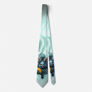The spooky Easter rabbit Tie