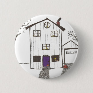 The Spooky House 6 Cm Round Badge
