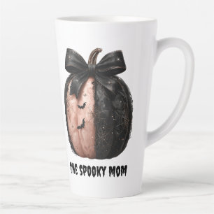 The Spooky Mom Halloween Pumpkin Latte Mug