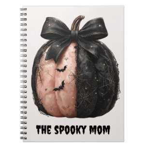 The Spooky Mom Halloween Pumpkin Notebook