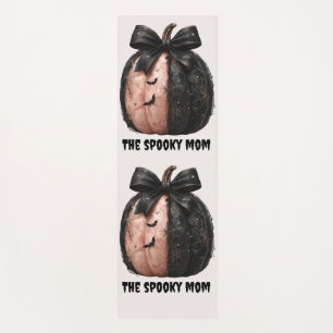 The Spooky Mom Halloween Pumpkin Yoga Mat