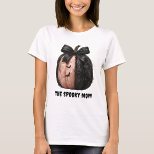 The Spooky Mum Halloween Pumpkin T-Shirt