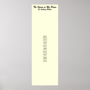 The Spoon in My Piano Poster