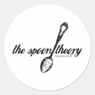 The Spoon Theory Classic Round Sticker