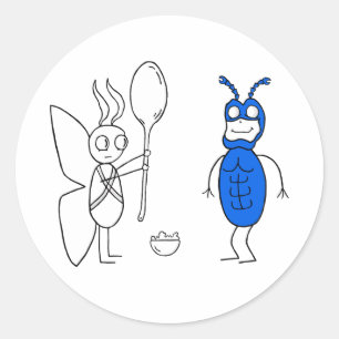 The SPOOOOOOOONNNN Is Too Big Classic Round Sticker