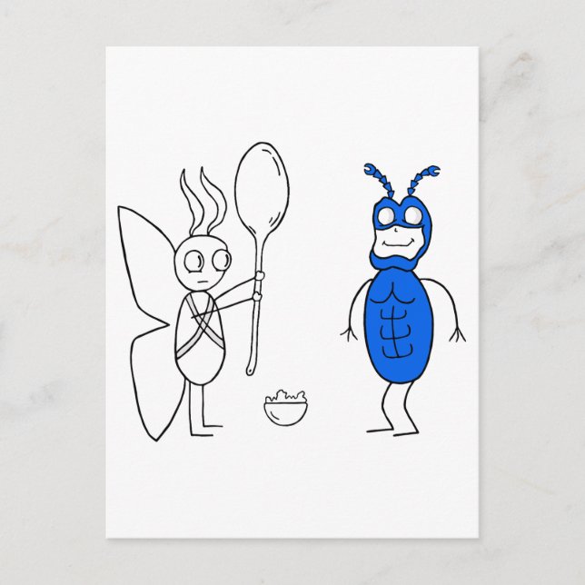 The SPOOOOOOOONNNN Is Too Big Postcard (Front)