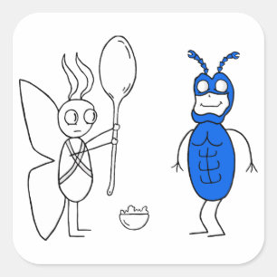 The SPOOOOOOOONNNN Is Too Big Square Sticker