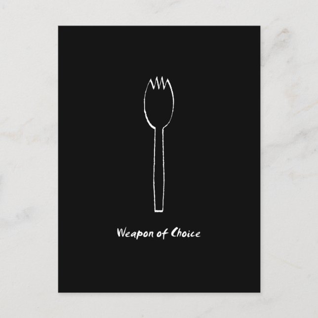 THE SPORK POSTCARD (Front)