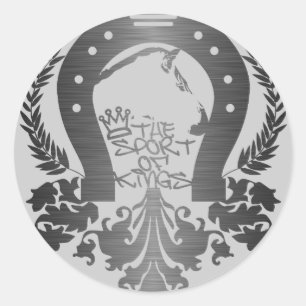 The_Sport_Of_Kings Classic Round Sticker