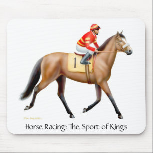 The Sport of Kings Racehorse Mouse Mat