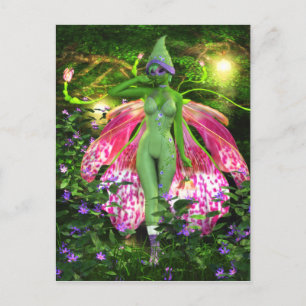 The Sprightly Orchid Faerie Postcard