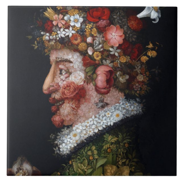 The Spring, Arcimboldo Tile (Front)