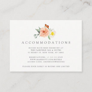 The Spring Blossoms Wedding Collection Enclosure Card