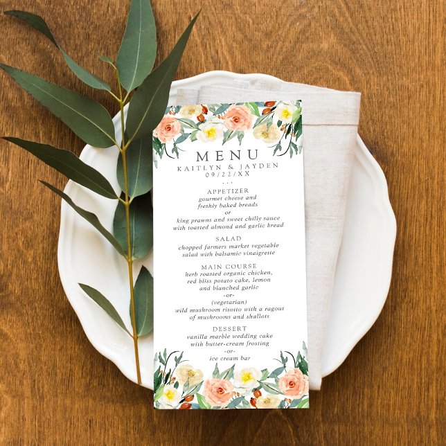 The Spring Blossoms Wedding Collection Menu (Creator Uploaded)