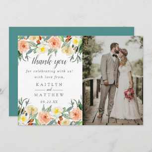 The Spring Blossoms Wedding Collection Thank You Card