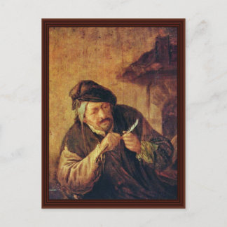 The Spring Schneider By Ostade Adriaen Van Postcard