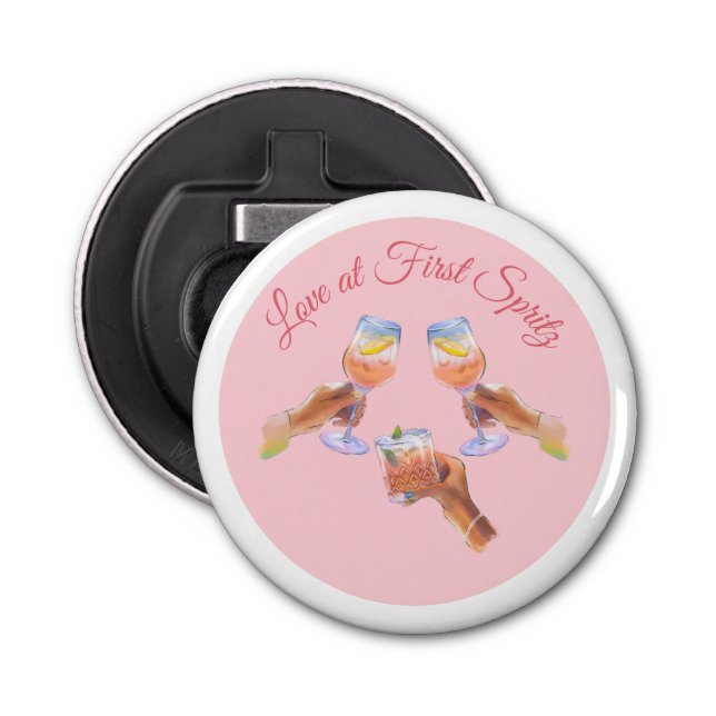The Spritz Squad | Aperol Bachelorette Party Theme Bottle Opener (Front)