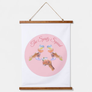 The Spritz Squad   Bachelorette Party Bridal Squad Hanging Tapestry