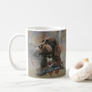 The Sprocker Spaniel , Gun dog art      Coffee Mug