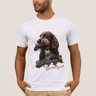 The Sprocker Spaniel , Gun dog art T-Shirt